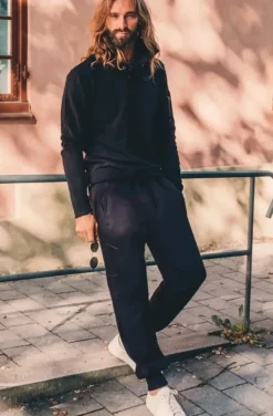 Acqua Limone - High Neck Button Dark Navy