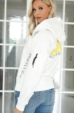 Acqua Limone - Hood Jacket Print OffWhite