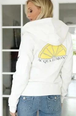 Acqua Limone - Hood Jacket Print OffWhite