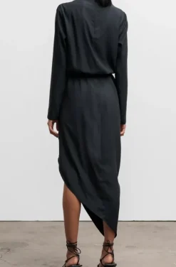Ahlvar Gallery - Jade Silk Dress - Black