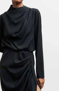 Ahlvar Gallery - Jade Silk Dress - Black