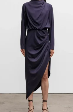 Ahlvar Gallery - Jade Silk Dress - Plum