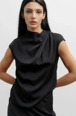 Ahlvar Gallery - Lima Silk Top Black