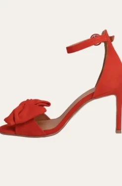 Billi Bi - Pumps med rosett - 4704 - Orange Suede