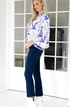 Blond Hour - Alyssa Blouse - Blue Bird