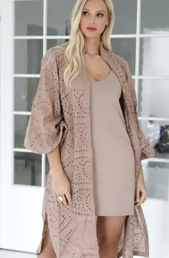 Blond Hour - Angelic Shirt Dress - Taupe