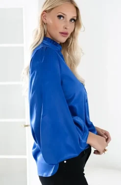 Blond Hour - Aurora Blouse - Vibrant Blue