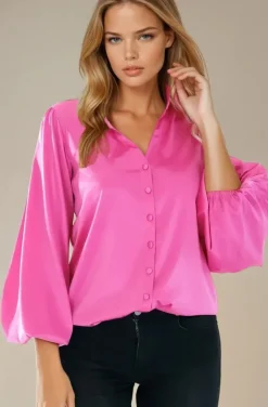 Blond Hour - Aurora Blouse - Cerise