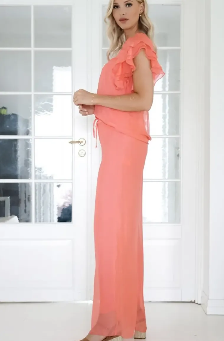 Blond Hour - Beatrice Top - Coral