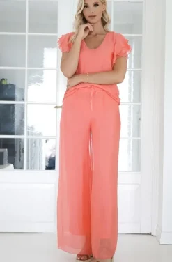 Blond Hour - Beatrice Top - Coral