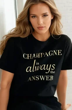 Blond Hour - Champagne t-shirt - Black Gold