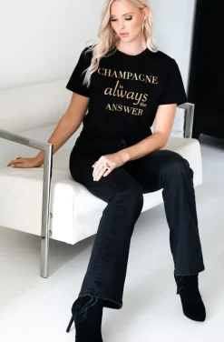 Blond Hour - Champagne t-shirt - Black Gold