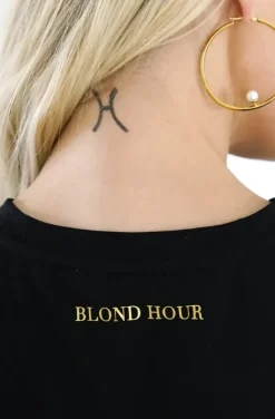Blond Hour - Champagne t-shirt - Black Gold