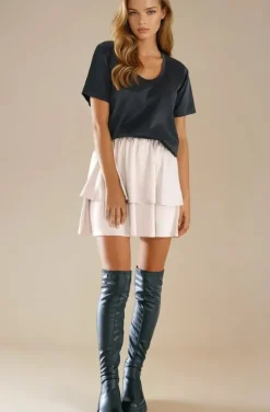 Blond Hour - Drama Skirt - Champagne