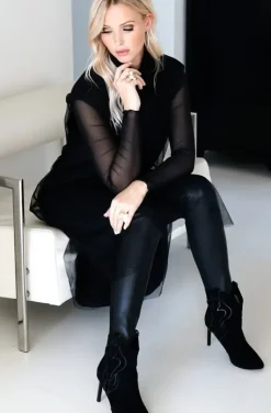 Blond Hour - Escape Vest Dress - Black