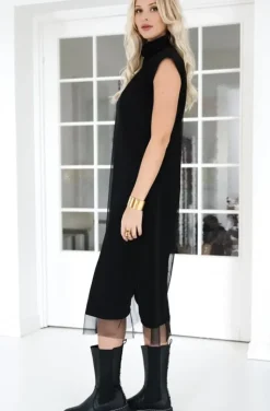 Blond Hour - Escape Vest Dress - Black