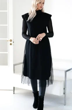 Blond Hour - Escape Vest Dress - Black