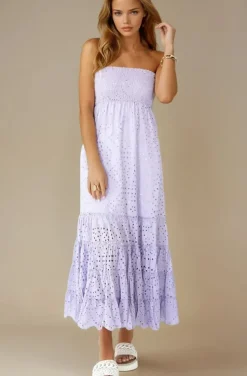 Blond Hour - Formentera Maxidress Smock - Lavender