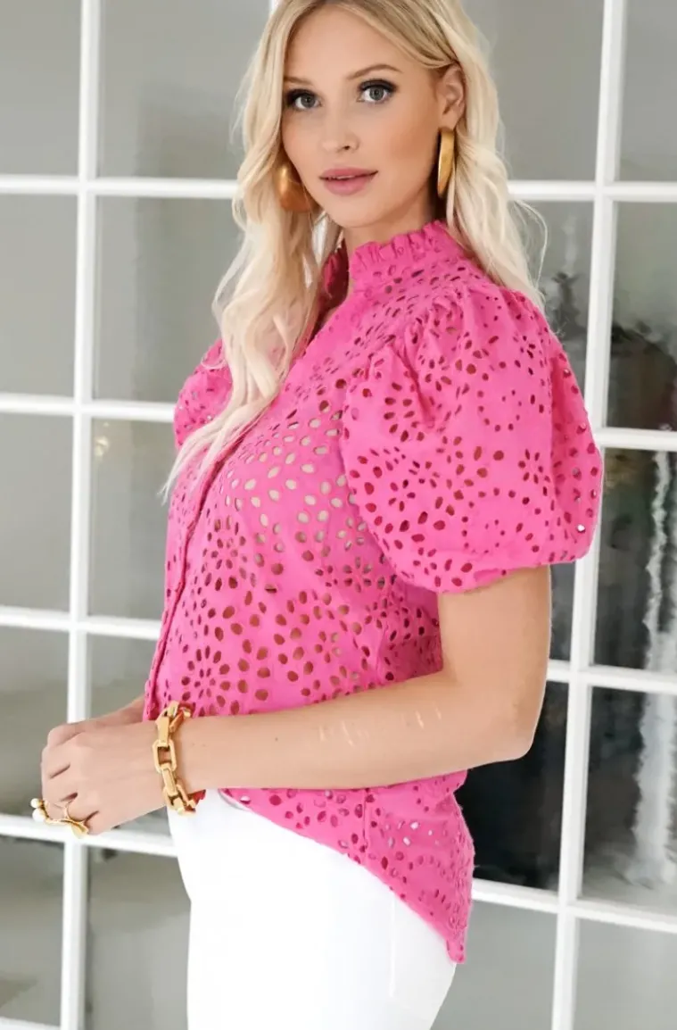 Blond Hour - Happy Blouse - Cerise