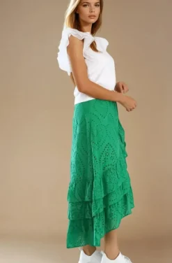 Blond Hour - Ibiza Maxi Skirt - Vibrant Green