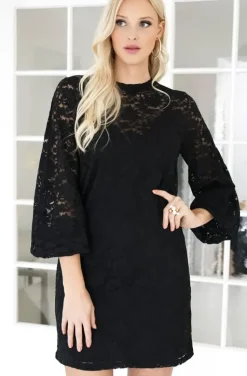 Blond Hour - Mist dress lace - Black