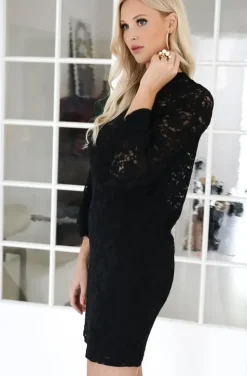 Blond Hour - Mist dress lace - Black