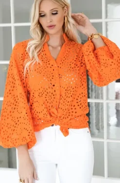 Blond Hour - Refined Blouse - Orange