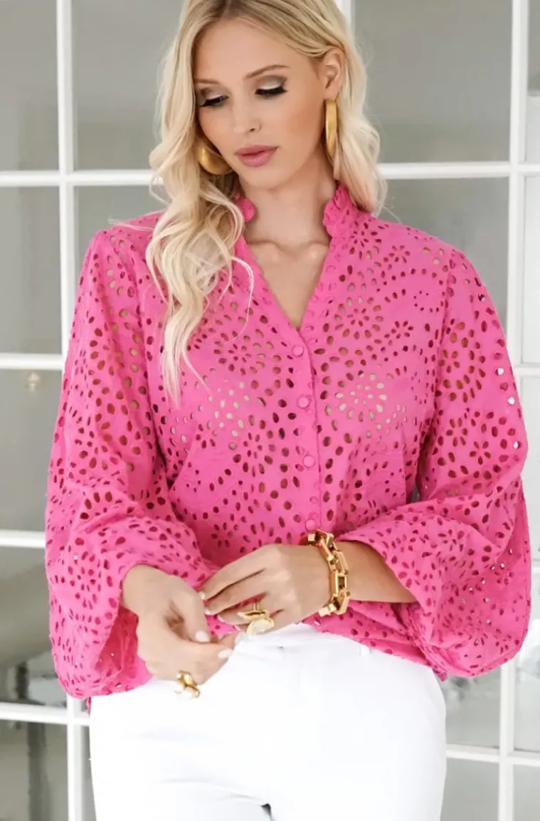 Blond Hour - Refined Blouse - Cerise