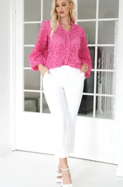 Blond Hour - Refined Blouse - Cerise