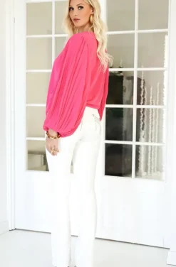 Blond Hour - Riviera Blouse - Cerise