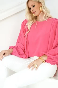 Blond Hour - Riviera Blouse - Cerise