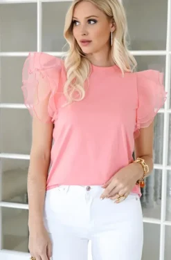 Blond Hour - Saint Top - Coral