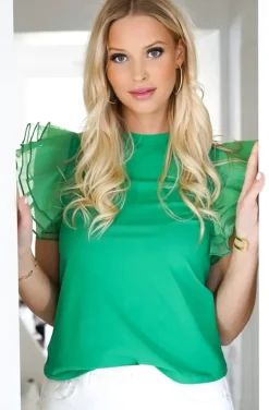 Blond Hour - Saint Top - Vibrant Green