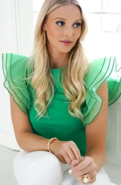 Blond Hour - Saint Top - Vibrant Green