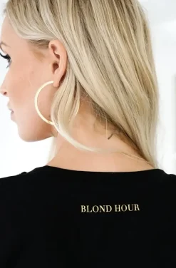 Blond Hour - The perfect v-neck tshirt - Black