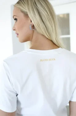 Blond Hour - The perfect v-neck tshirt - White