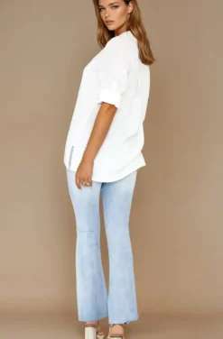 Blond Hour - Time Linen shirt - White