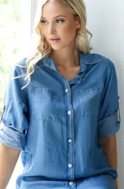 Blond Hour - Time shirt Dress - Denim