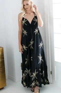 Blond Hour - Yasmine maxidress - Black