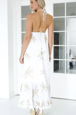 Blond Hour - Yasmine maxidress - White