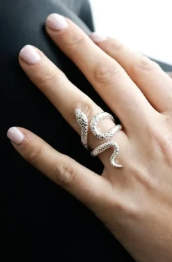 Carolina Gynning Jewelry - Snake Ring Silver