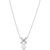 Carolina Gynning Jewelry - Ellipse Mini Pearl Necklace Silver