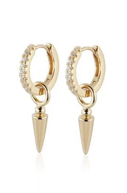 Carolina Gynning Jewelry - Spear of Life Creol Earrings Goldplated
