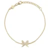 Carolina Gynning Jewelry - Petite Papillion Sparkling Bracelet Goldplated