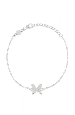 Carolina Gynning Jewelry - Petite Papillion Sparkling Bracelet Silver