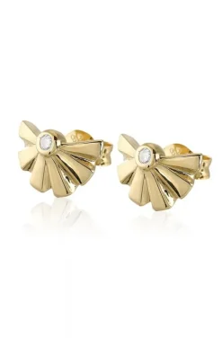 Carolina Gynning Jewelry - Sunfeather Earrings Goldplated