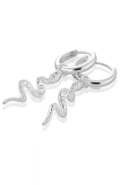 Carolina Gynning Jewelry - Snake Earrings Silver