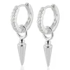 Carolina Gynning Jewelry - Spear of Life Creol Earrings Silver