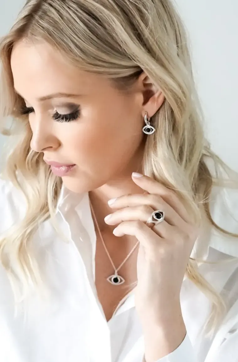 Carolina Gynning Jewelry - Devine Eye Earrings Silver