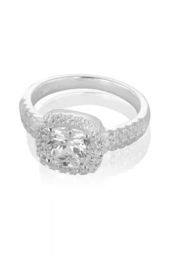 Carolina Gynning Jewelry - Glamorous Ring Silver Clear